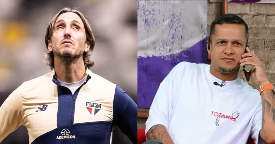 "Não adianta": Souza paralisa Donos da Bola com notícia de Zubeldía diante de saída exigida do São Paulo