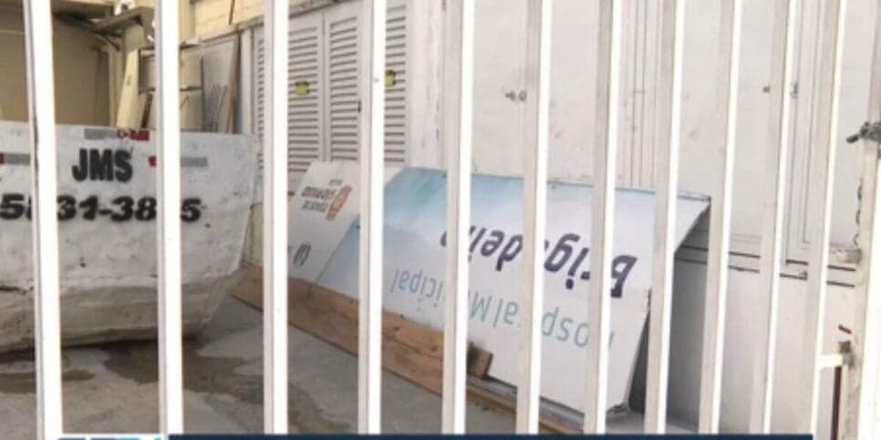 Hospital Bela Vista acabou sendo interditado (Foto Reprodução/SPTV)