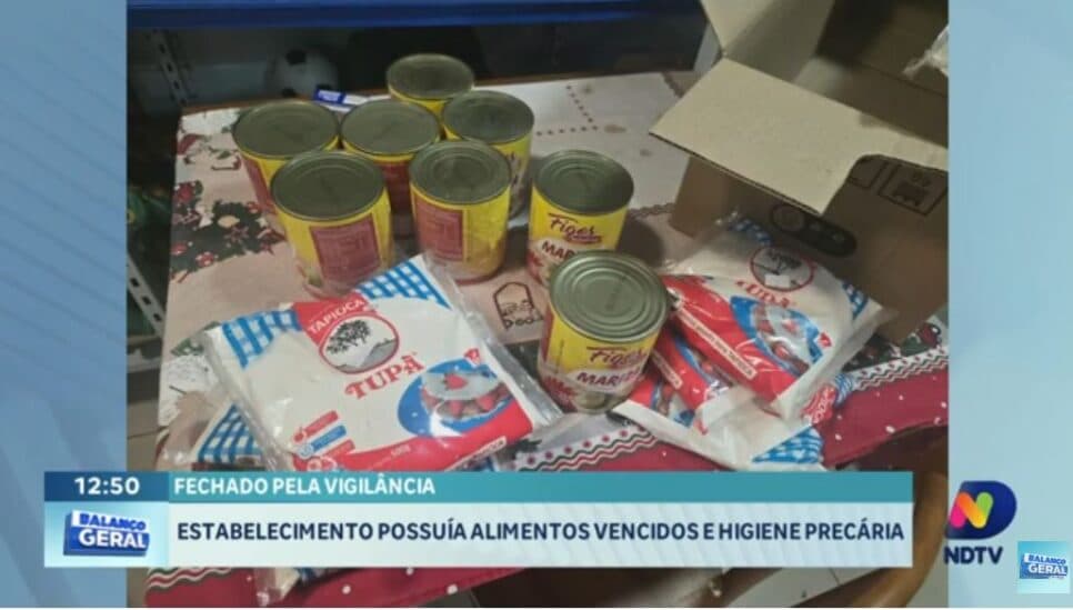 Produtos vencidos apreendidos, o qual a data de validade estava apontando para 2022 (Foto Reprodução/NDTV)