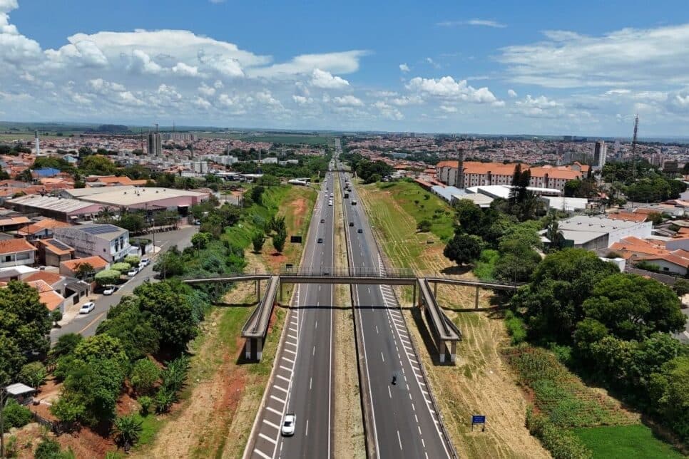 Trecho da Rodovia Luiz de Queiroz (SP-304) em Santa Bárbara d’Oeste - Foto: Alex Ferreira