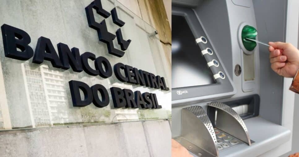 Banco Central e caixa eletrônico (Fotos: Reproduções / Aloisio Maurício / Canva) Banco Central e caixa eletrônico (Fotos: Reproduções / Aloisio Maurício / Canva)