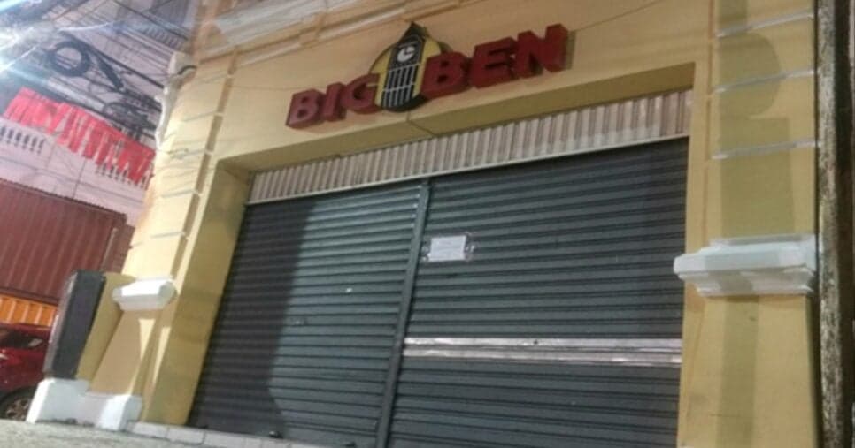 Big Ben fechou as portas no Pernambuco (Foto: Reprodução/ Internet)