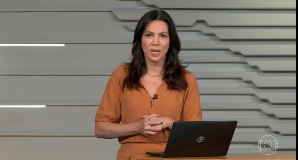 Ana Paula Araújo sob o comando do BDBR (Foto Reprodução/Globoplay)