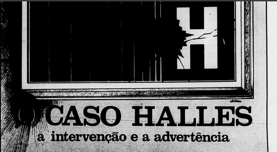 Apesar do esforços em manter a crise controlada, o fato explodiu na mídia (Foto Reprodução/Jornal Opinião de 1974)