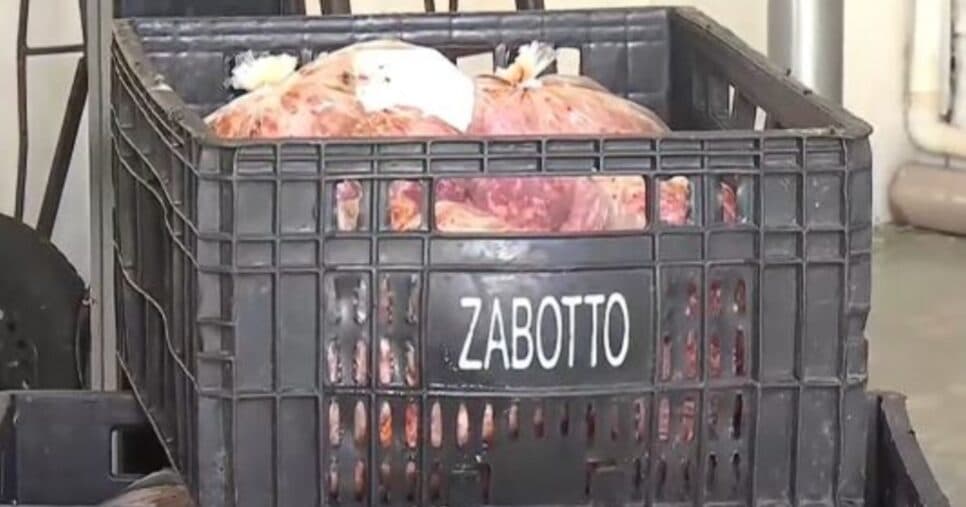 Carne apreendida Carne apreendida