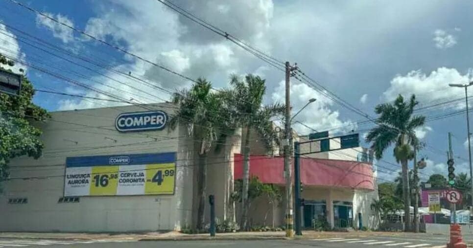 Supermercado Comper (Foto Reprodução/ (Foto: Marcos Maluf/Campo Grande News)
