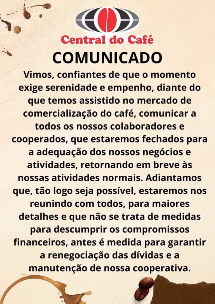 Comunicado Coocam