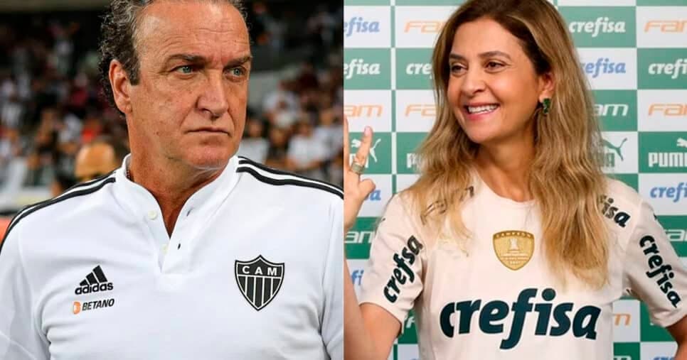 Cuca está chorando: Leila atropela Atlético-MG e se arma por reforço de R$ 25M do rival no Palmeiras