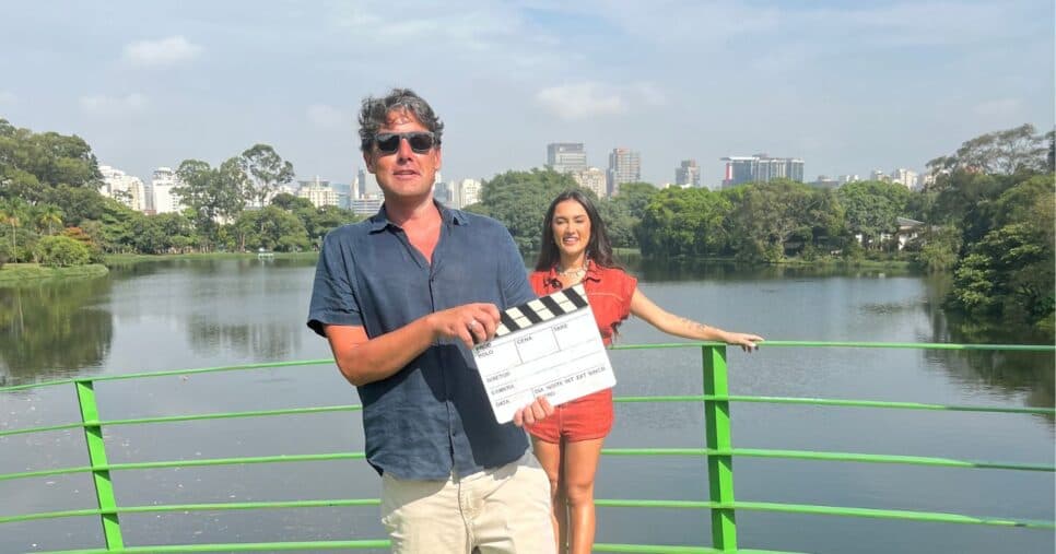 Bruno De Luca dirige seu primeiro audiovisual, com Gabi Melim: “Experiência incrível”