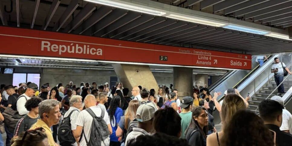 Estação República (Foto: Reprodução / Dani Braga / Folhapress)