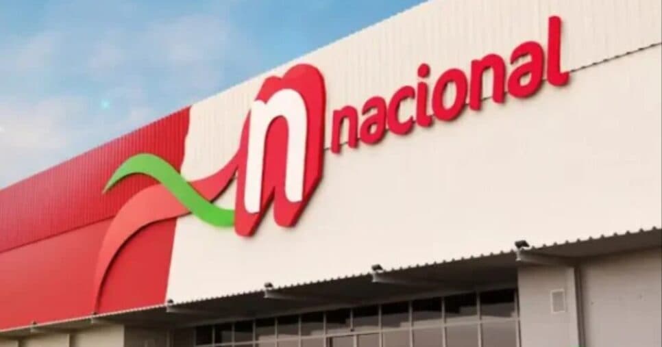Fachada do supermercado Nacional (Foto: Reprodução/ Internet)