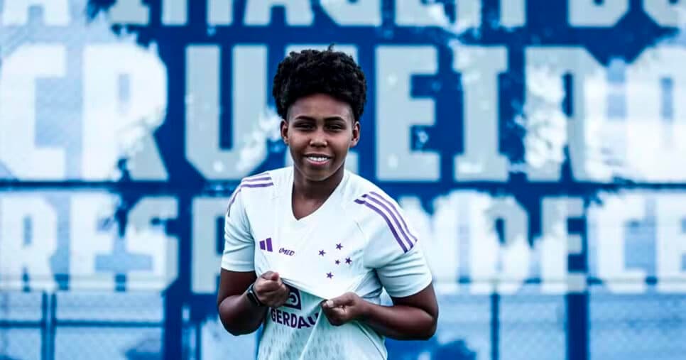 Goleira do Cruzeiro - Camila (Foto: reprodução 