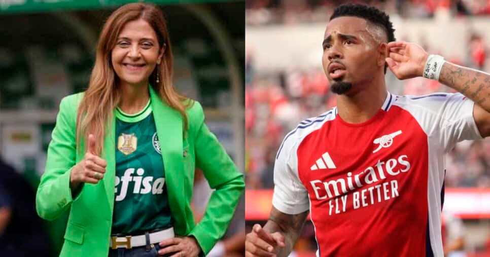 R$ 270M: Leila libera PIX e quentinha de retorno apoteótico de Gabriel Jesus chega voando no Palmeiras em 2025