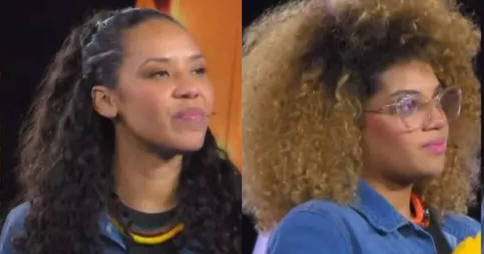 Luciana e Thaisiane não conseguiram sair com o valor desejado do The Wall, do Domingão com Huck, da Globo (Foto: Reprodução)