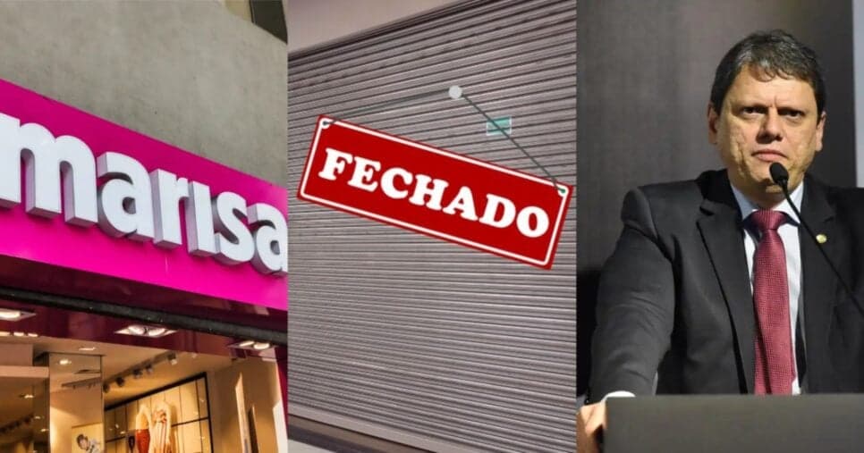 Adeus decretado e Tarcísio ciente: Rival n°1 da Marisa fecha loja em shopping famoso de SP