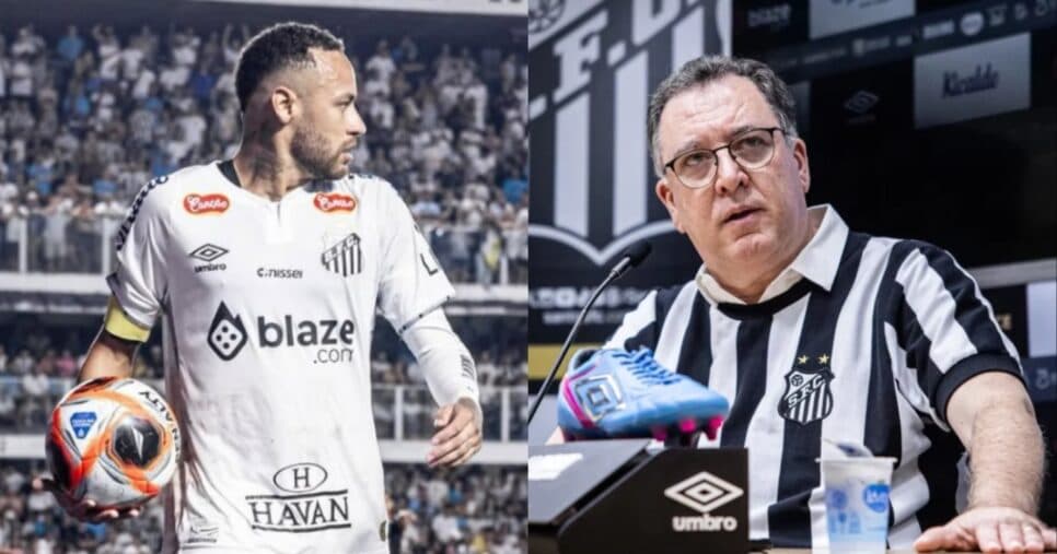 Avaliado em R$ 92M: Fora da Seleção, Neymar tem desfecho cravado por Marcelo Teixeira no Santos