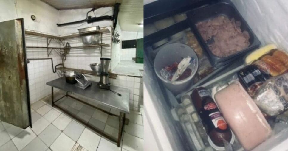 Nojeira encontrada no restaurante Nojeira encontrada no restaurante