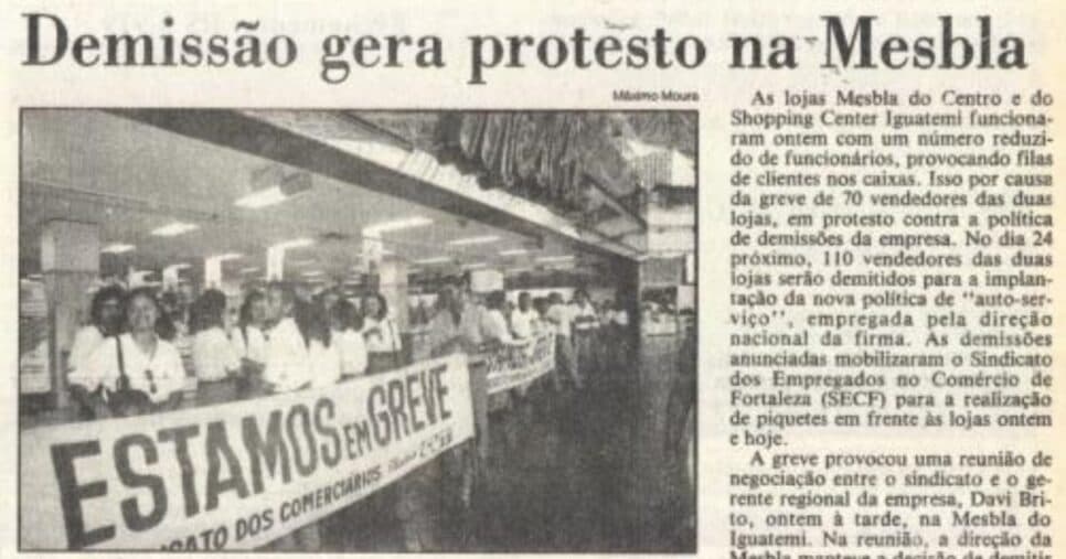 Protesto de funcionários Protesto de funcionários