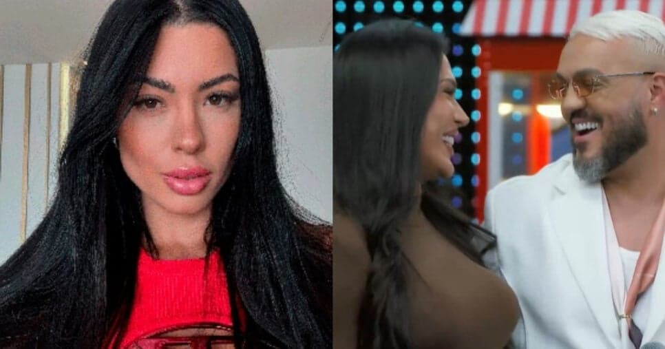 Rayane Figliuzzi namorada de Belo (Foto: Montagem TV Foco)