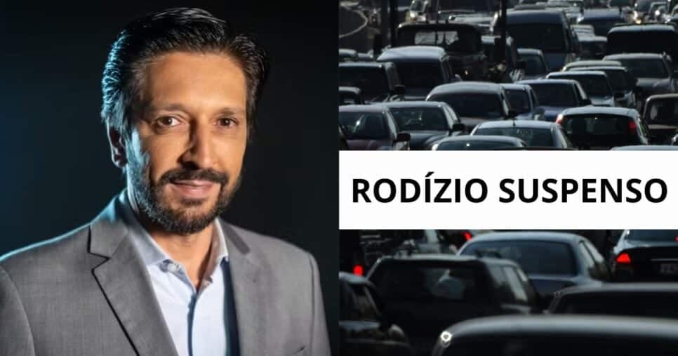 Adeus: Decreto de Ricardo Nunes libera SUSPENSÃO do rodízio de carros e salva motoristas de SP hoje (5)