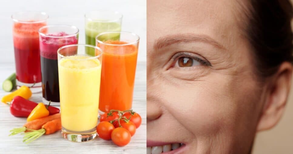 Mais potente que colágeno puro: Suco antienvelhecimento com 3 ingredientes traz pele de porcelana às 55+
