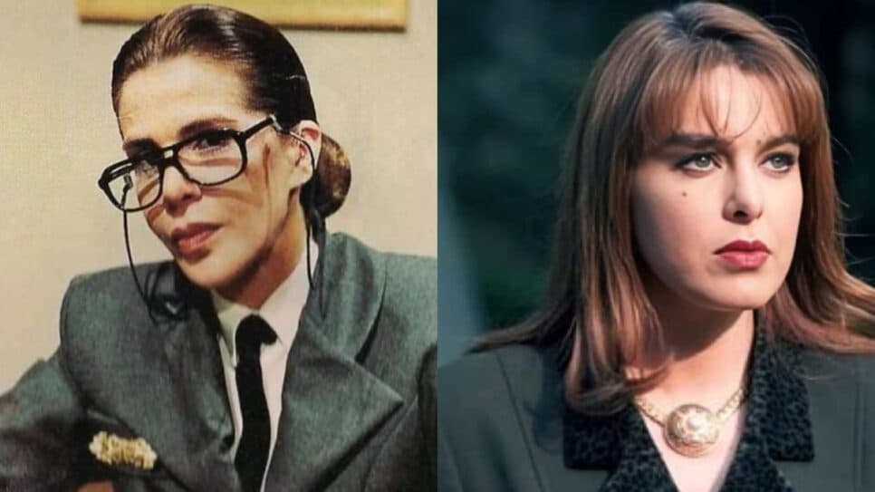 Morte recente: Renata Flores (Estela) e Jessica Jurado (Patricia Bracho) – Foto: Reprodução/ Internet/ Montagem TV Foco