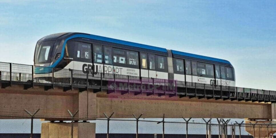 Aeromóvel de Guarulhos com obras novamente adiadas (Reprodução: CPTM)