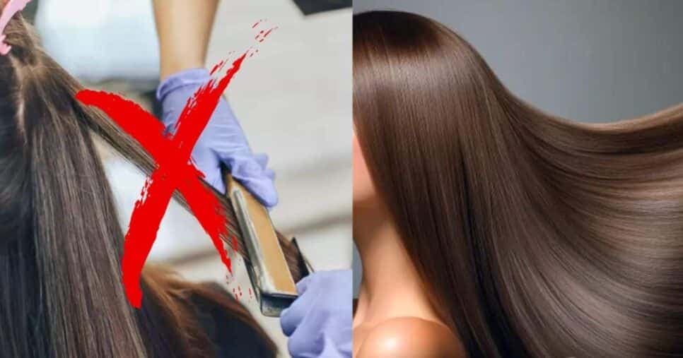 Alisamento caseiro poderoso: 4 ingredientes para um cabelo liso sem química e livre de danos