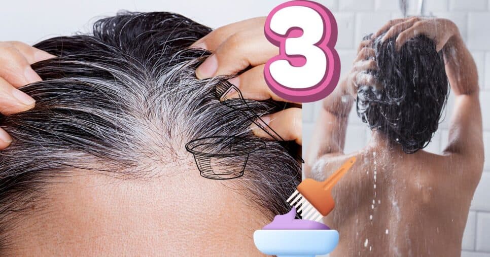 Fim do grisalho sem gastar nada: Tinta caseira com 3 ingredientes elimina o cabelo branco