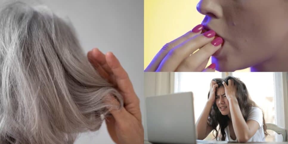 Envelhecem 20 anos em 1: 3 hábitos comuns +3 alimentos triplicam o cabelo branco