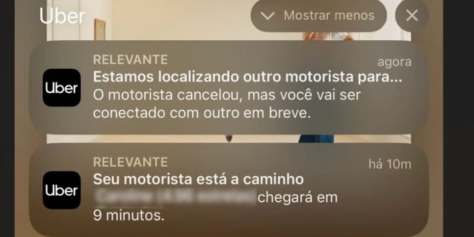 Proposta visa evitar cancelamento de corridas da Uber (Reprodução: Internet)