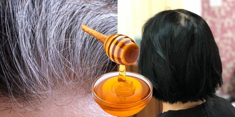 Adeus, grisalho: Receita natural com mel e +1 ingrediente popular rejuvenesce as idosas 60+ em minutos