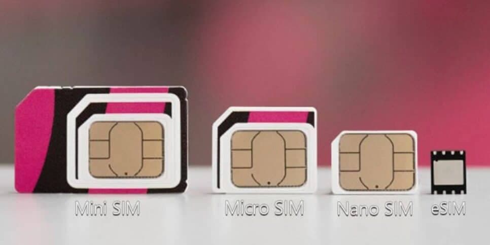 Diferença do tamanho dos chips (Reprodução: Internet)