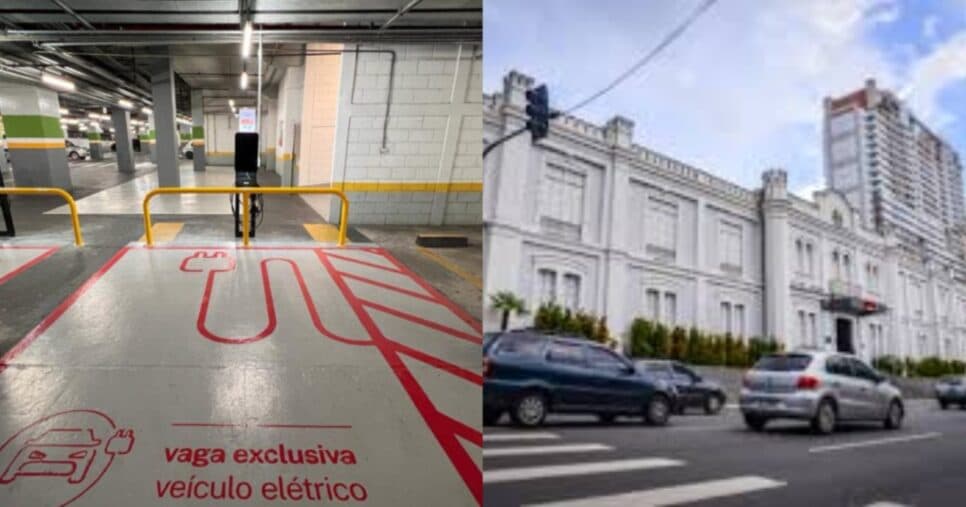 Estacionamento Shopping Curitiba - Foto: Montagem