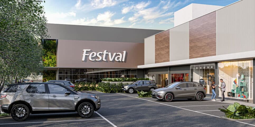 Supermercado Festval no Quadrata Cabral Mall (Foto Reprodução/Redes Sociais)