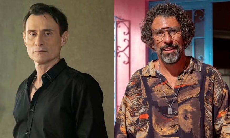 Gerson (Enrique Diaz) e Osmar (Milhem Cortaz) em Volta por Cima (Foto: Reprodução / Globo)

