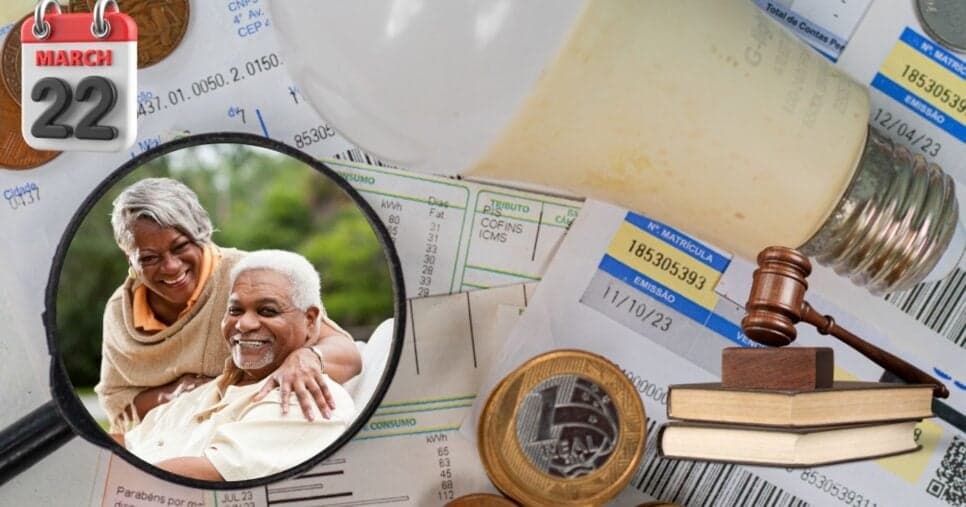Conta de água, luz, telefone e +3: Lei em vigor hoje (22) crava isenção em dívidas aos idosos 60+