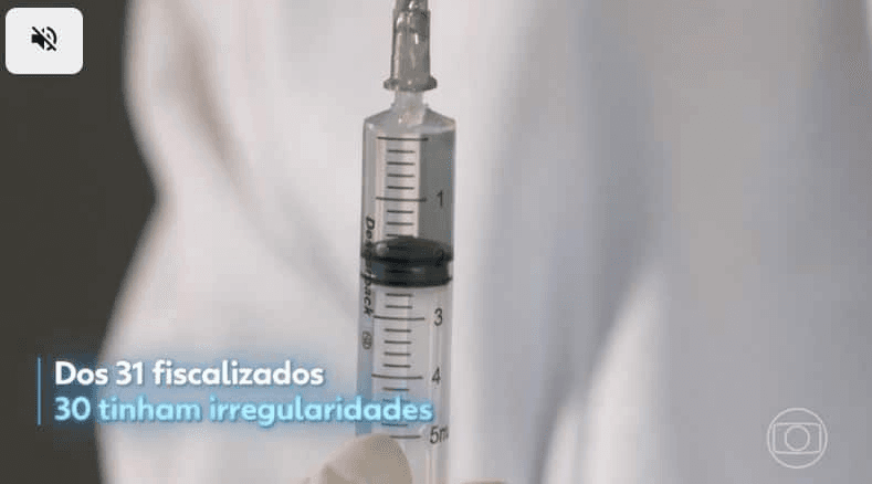 De 31 clínicas, 30 operavam com irregularidades (Foto: Reprodução/Globo)