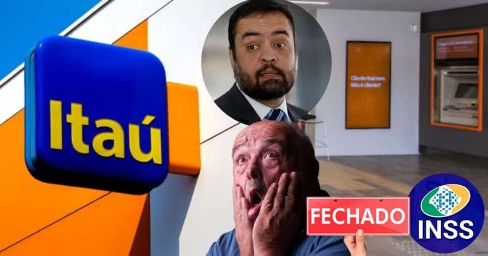 Cláudio Castro ciente: Fechamento de agência do Itaú no RJ confirmada devasta clientes e aposentados do INSS