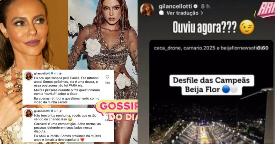 Giovanna Lancellotti fala sobre polêmica com ex-atriz da Globo (Foto: Montagem TV Foco)