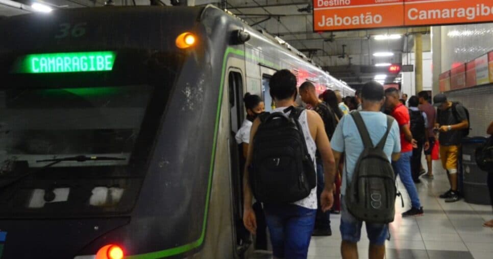 Metrô de Recife, PE - Foto: Montagem