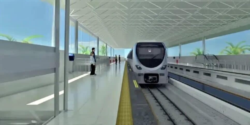 A linha 3 do metrô irá da capital do Rio de Janeiro até a cidade de Niterói (Reprodução: Internet)
