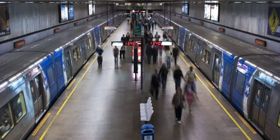Metrô do Rio de Janeiro subirá a tarifa para R$7,90 (Reprodução: Internet)