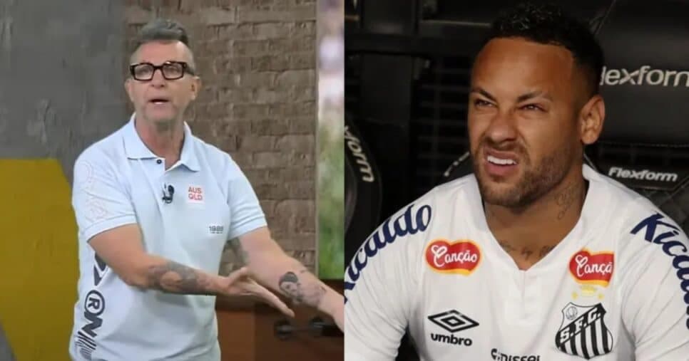 "É um absurdo": Neto paralisa Donos da Bola às pressas e confirma desfecho de Neymar após 1 mês no Santos