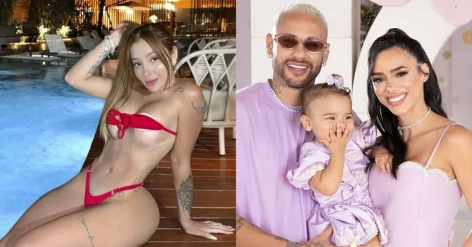 Modelo assume sexo com Neymar em festa secreta e Biancardi, grávida, reaparece após descoberta: “Tinha mais gente”