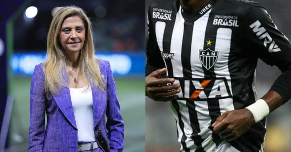 Leila Pereira libera PIX para assinar com +1 estrela do Atlético-MG no Palmeiras hoje(25)