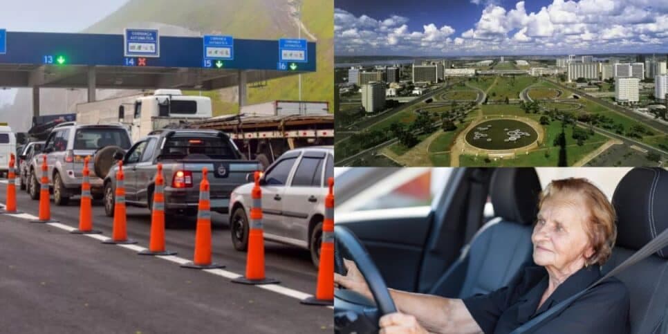 Fim do pagamento em pedágios no DF: Nova lei anunciada chega para trazer isenção a idosos em Brasília