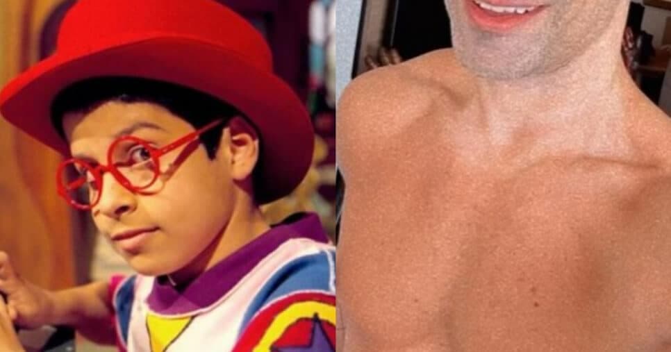 Lembra dele? Pedro, astro mirim de Castelo Rá-Tim-Bum, está irreconhecível e com corpão musculoso aos 45 anos