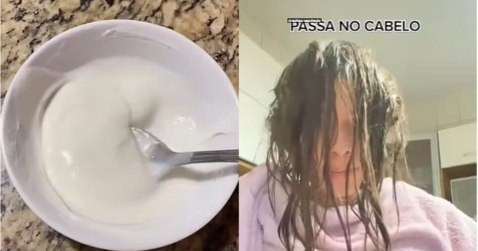Progressiva natural com 3 ingredientes alisa a raiz do cabelo - Foto: Montagem