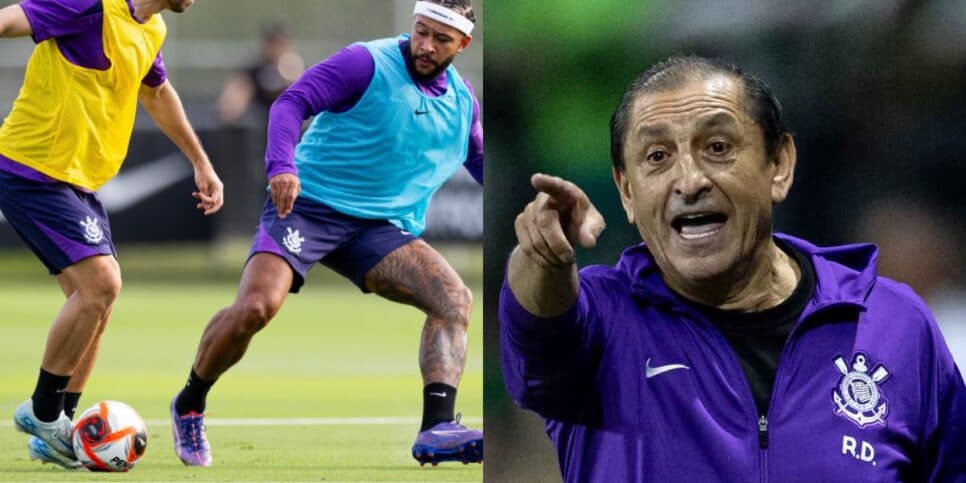 Ramón Díaz dá carrinho em craque de R$10M e dupla de Depay está FORA do Corinthians nesta segunda (24)